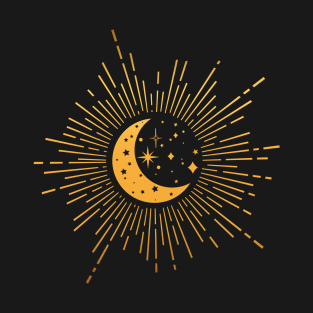 Moon and sun Celestial T-Shirt