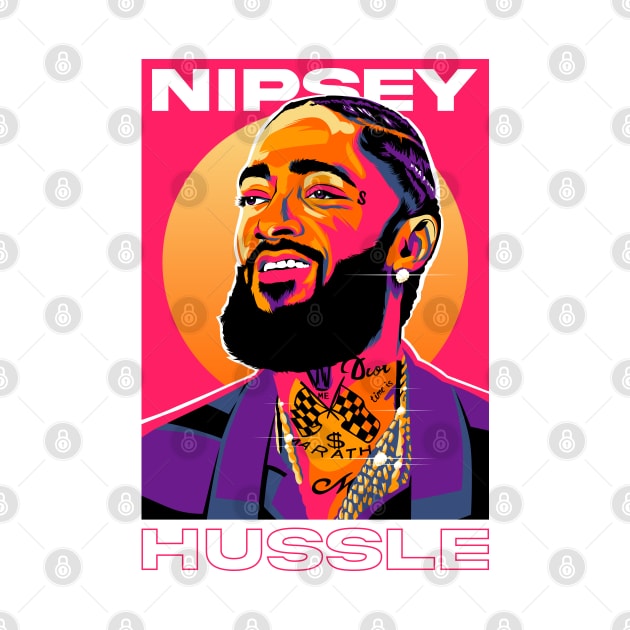 Nipsey Hussle Fanart by Planet of Tees