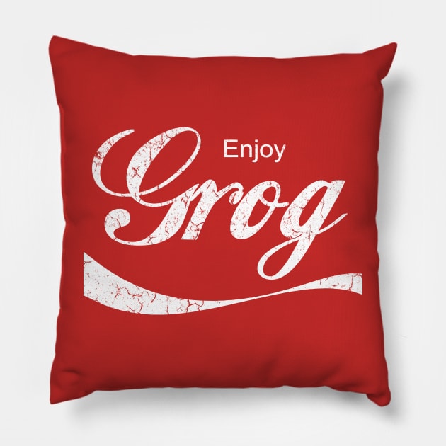 Enjoy Grog Pillow by calm andromeda