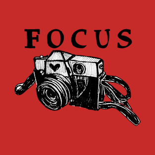 Focus On Photography: Vintage 35mm Camera T-Shirt