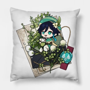 Venti is sending you a message Pillow