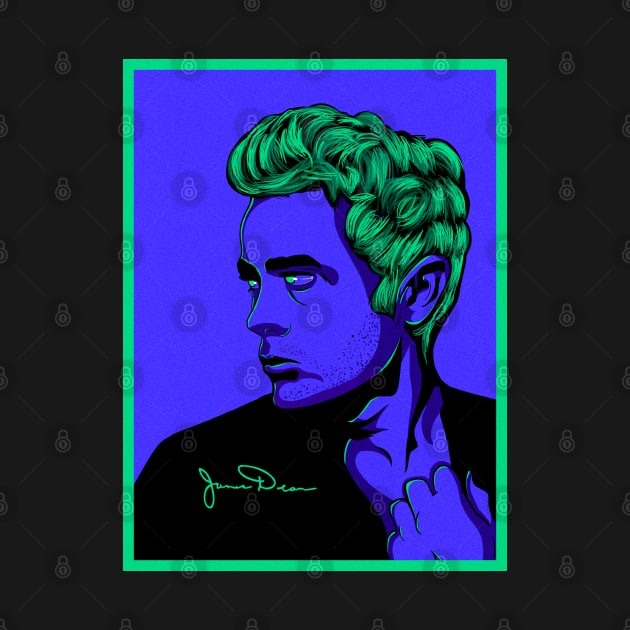 James Dean Neon by MarylinRam18