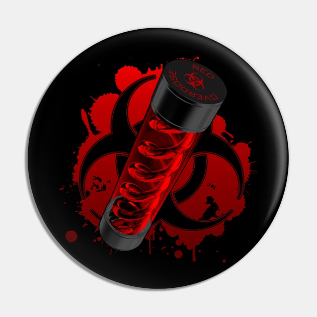 Red Overdose Pin by RedOverDose