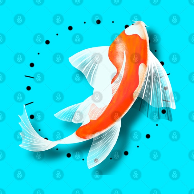 Koi fish 6 by Miruna Mares