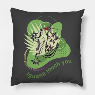 All Those Monsters - Iguana Pillow