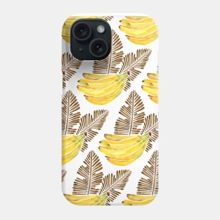 Sepia Bananas Pattern Phone Case