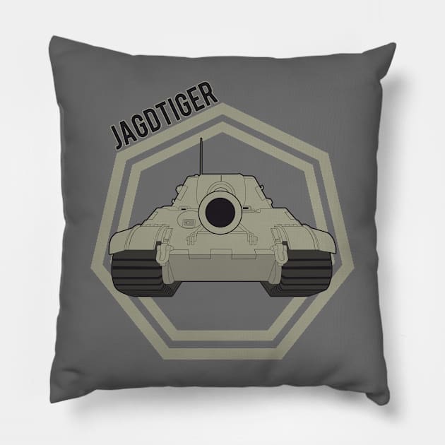 German heavy tank destroyer Jagdtiger Pillow by FAawRay