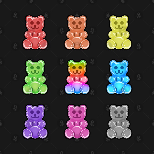 Gummy Bears by lulubee