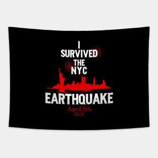 I-survived-the-nyc-earthquake Tapestry
