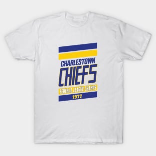 Buy *Slap* Charlestown Chiefs Reg Dunlop T-Shirt (Blue) - Size