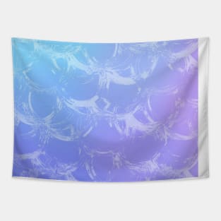 Ombre Mermaid Scales Water Tapestry