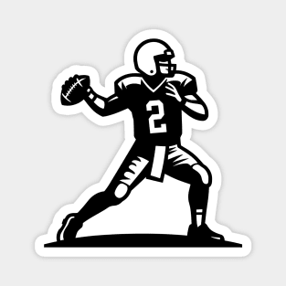 Football Quarterback Magnet