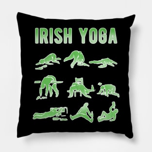 Irish Yoga for a Festive Fan Pillow