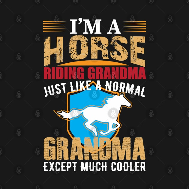 Horse Rider Grandma by TomCage
