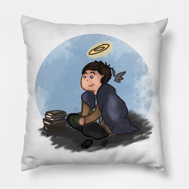 Cozy Cas Pillow by SuperSamWallace