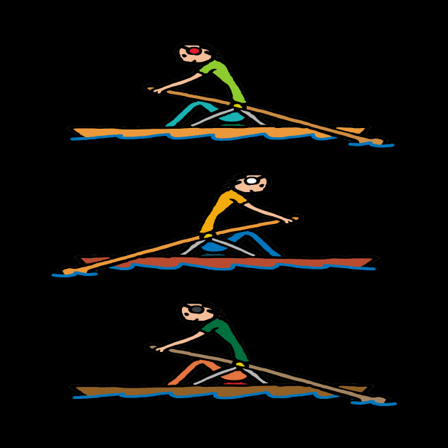 Rowing by Mark Ewbie