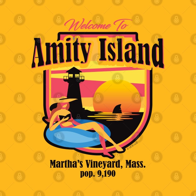 Welcome to Amity Island by Alema Art