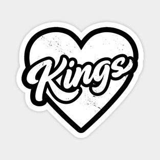 Vintage Kings School Spirit // High School Football Mascot // Go Kings Magnet