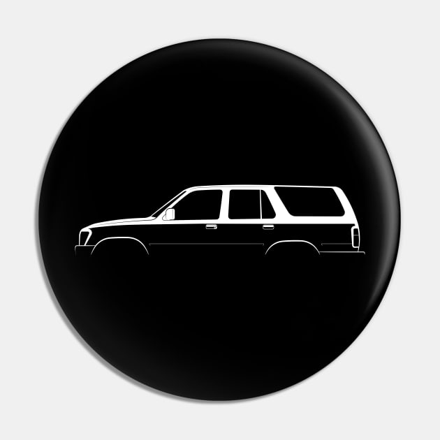 Toyota 4Runner (N120/N130) Silhouette Pin by Car-Silhouettes