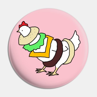 Chicken Burger Pin