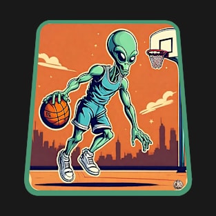 Alien basketball player T-Shirt