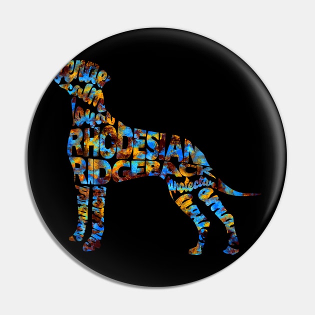 Rhodesian Ridgeback Pin by inspirowl