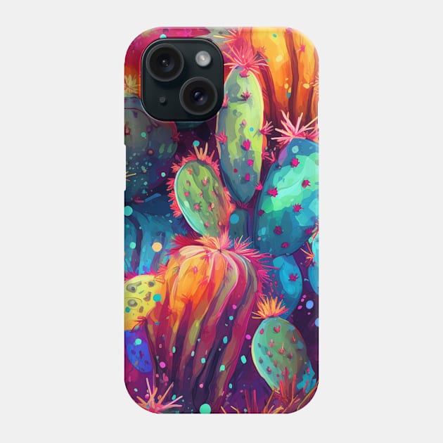 Succulents and cacti pattern Phone Case by BloodRubyz