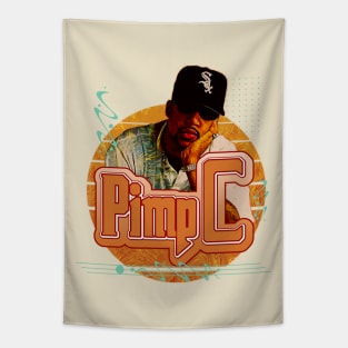 Pimp C \\ Retro Art Tapestry