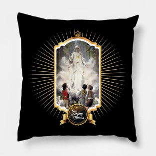 Our Lady of Fatima Rosary Prayer Holy Blessed Mary Catholic Pillow