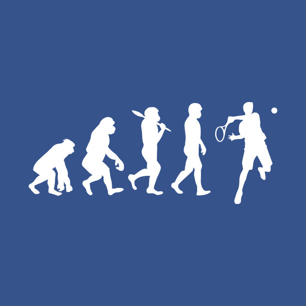 Disover Evolution of Tennis - Tennis Evolution - T-Shirt