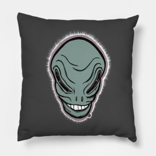 Mr. Grey Alien Pillow