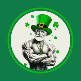 Happy St Patricks Muscle Daddy Day T-Shirt