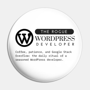 WordPress Web Developer Funny Pin