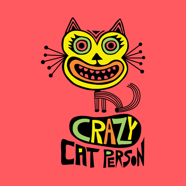 crazy cat person by Andibird