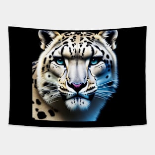 Snow Leopard - AI-Generated Tapestry