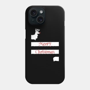 Merry Christmas Dachshund sausage dog Xmas Phone Case