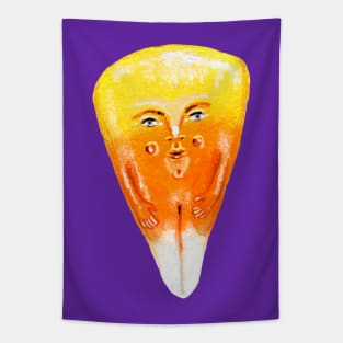 Candy corn man Tapestry