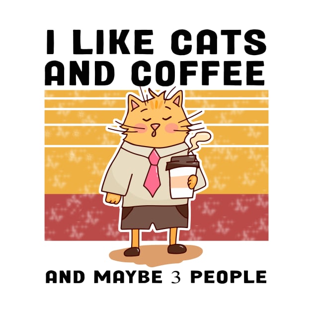 I Like Cats And Coffee by banayan