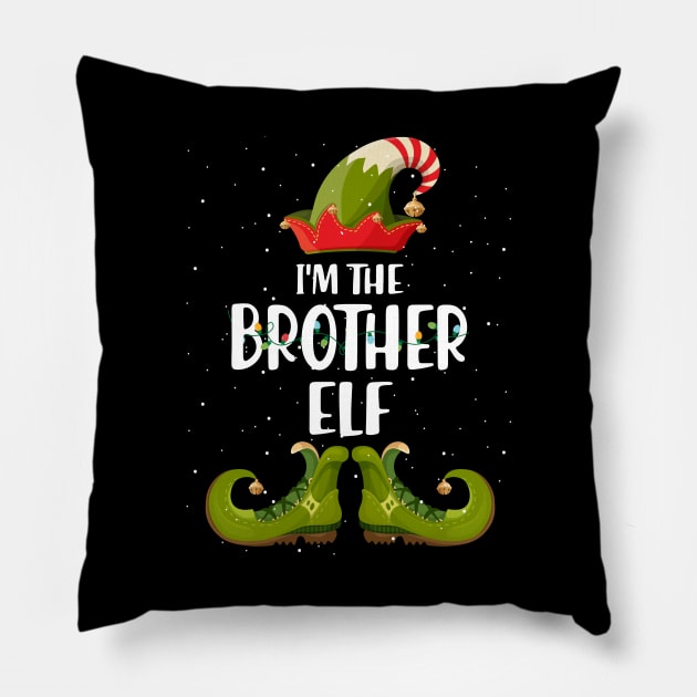 Im The Brother Elf Shirt Matching Christmas Family Gift Pillow by intelus