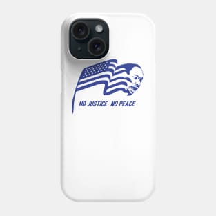 Martin Luther King Jr. American flag symbol in blue variety Phone Case