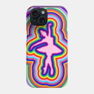 Echo of the Rainbow Ballerina Dance Aura Phone Case