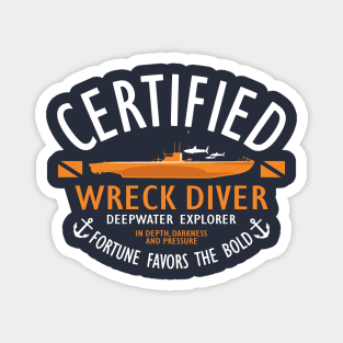 Wreck Diver Deepwater Explorer Magnet