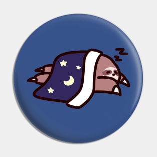 Sleepy Sloth Pin