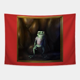 Frog in a cave Tapestry