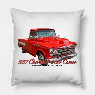 1957 Chevrolet 3124 Cameo Carrier Pickup Truck Pillow