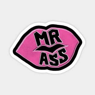 Mr Ass Wrestling (Front/Back Print) Magnet