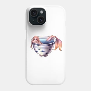 Mermaid in a Cup Phone Case