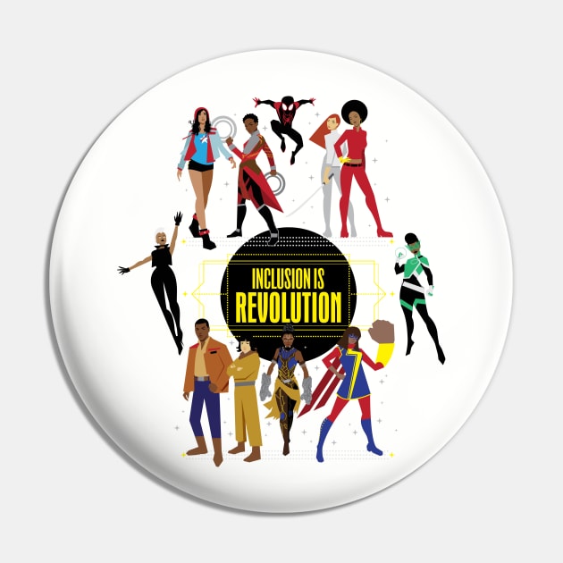 (Ms. Marvel Variant) Inclusion Is Revolution Pin by ForAllNerds