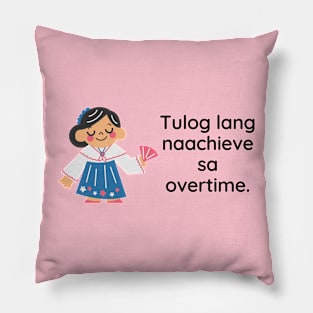 Filipino Tagalog joke - Tulog lang naachieve sa overtime Pillow