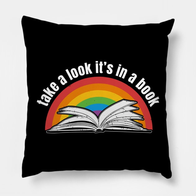 take a look, it's in a book reading rainbow Pillow by Batik Parang Art